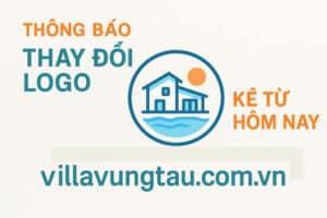 Thông Báo Thay Đổi Logo Chính Thức Của VillaVungTau.com.vn