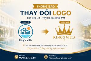 Thông Báo Thay Đổi Logo Chính Thức Của VillaVungTau.com.vn