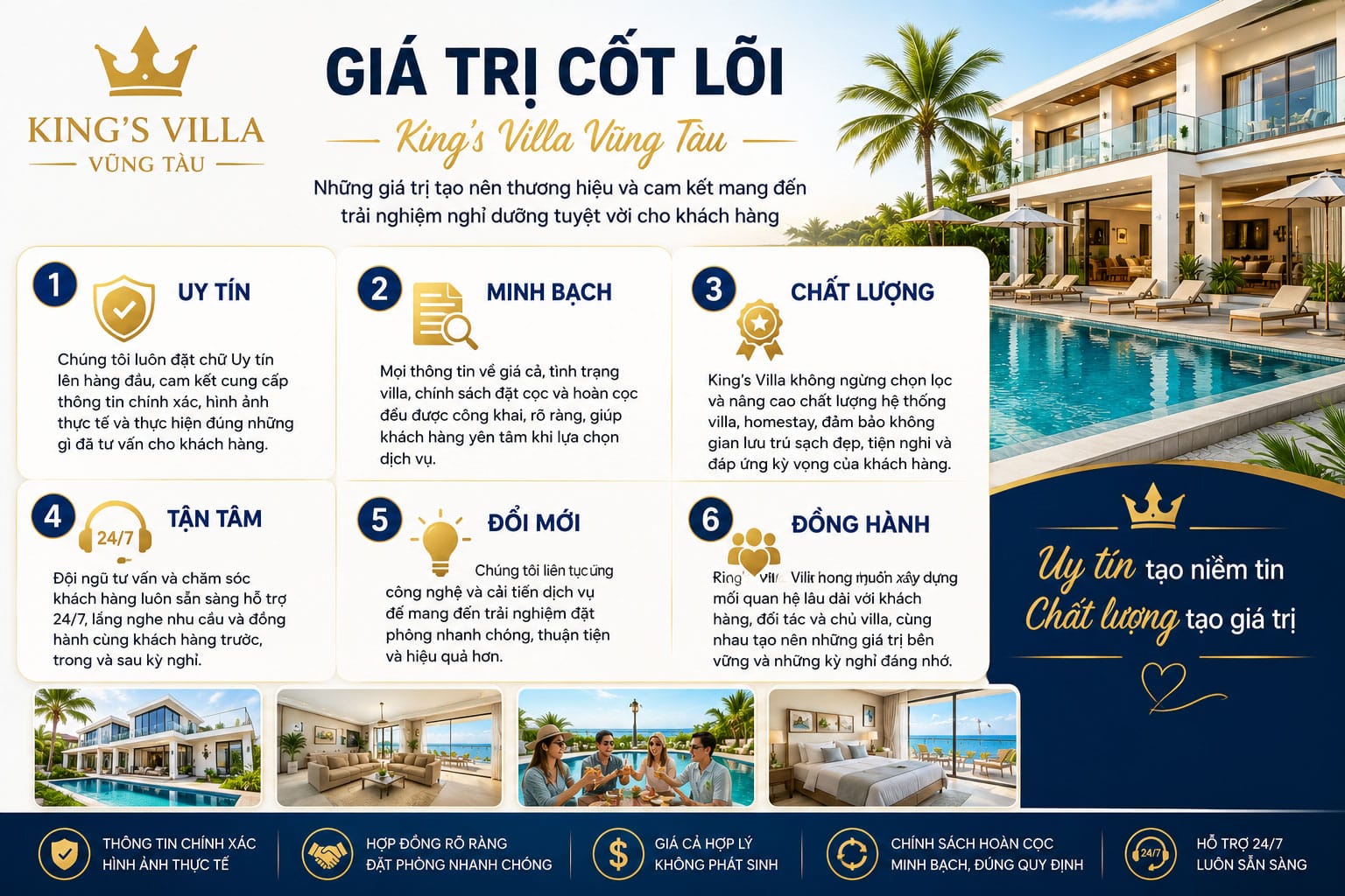 Giá trị cốt lõi của King's Villa 