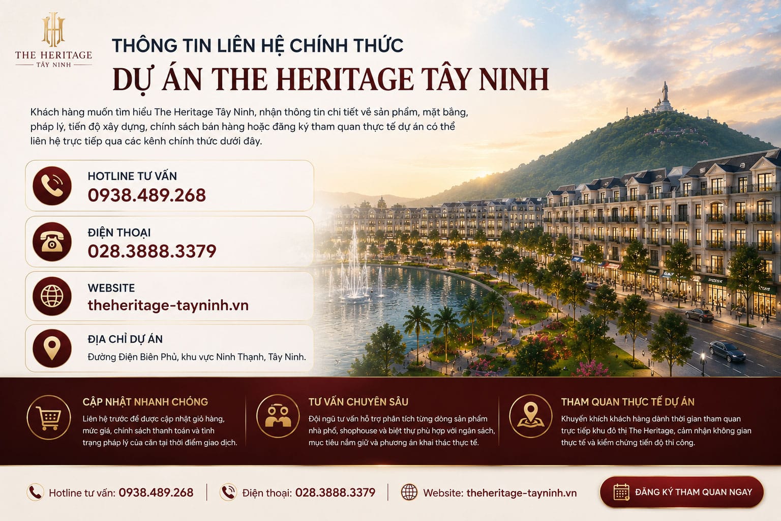 Thông tin liên hệ chính thức